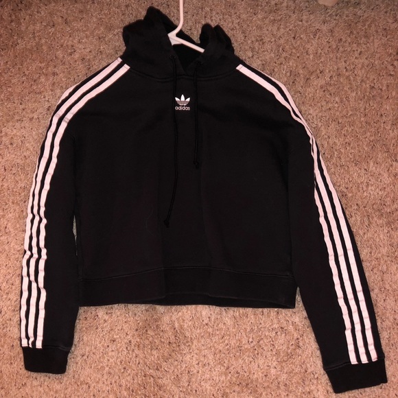 adidas Tops - Cropped Adidas Hoodie